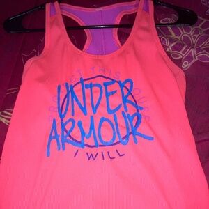 U/A T-Back Neon tank top